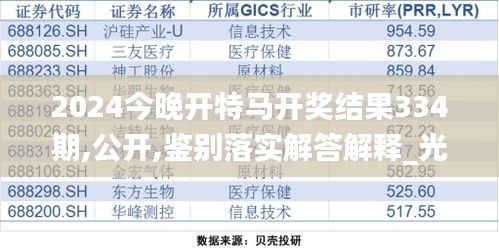 2024今晚開(kāi)特馬開(kāi)獎(jiǎng)結(jié)果334期,公開(kāi),鑒別落實(shí)解答解釋_光輝版SUU7.55