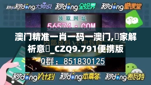 澳門精準(zhǔn)一肖一碼一澳門,專家解析意見_CZQ9.791便攜版