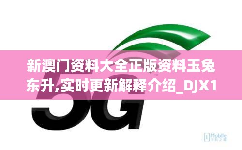 新澳門資料大全正版資料玉兔東升,實時更新解釋介紹_DJX12.909影音版