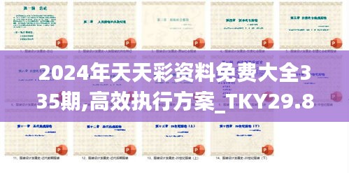 2024年天天彩資料免費大全335期,高效執(zhí)行方案_TKY29.867智慧版
