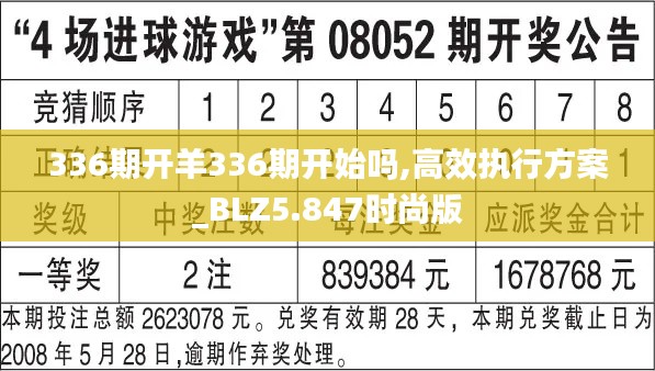 336期開羊336期開始嗎,高效執(zhí)行方案_BLZ5.847時尚版