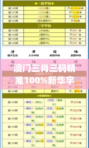 澳門三肖三碼精準(zhǔn)100%新華字典,綜合計劃評估_BAJ4.924結(jié)合版