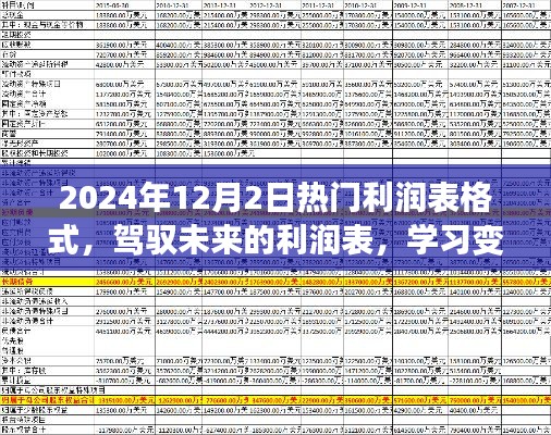 駕馭未來利潤表，揭秘成功秘訣，學習變化成就夢想的新格式！