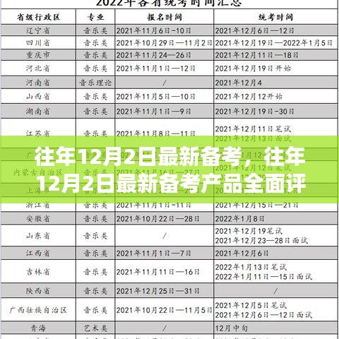 往年12月2日備考產(chǎn)品全面評(píng)測(cè)與介紹，最新備考資料解析