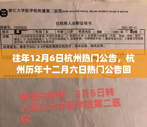 歷年12月6日杭州熱門公告回顧，事件背景、影響與時代印記