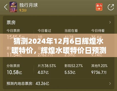 輝煌水暖特價日預(yù)測，2024年12月6日的機遇與挑戰(zhàn)