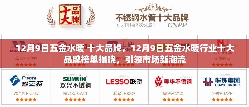 12月9日五金水暖行業(yè)十大品牌榜單揭曉，引領(lǐng)市場(chǎng)趨勢(shì)，展現(xiàn)新潮流風(fēng)采
