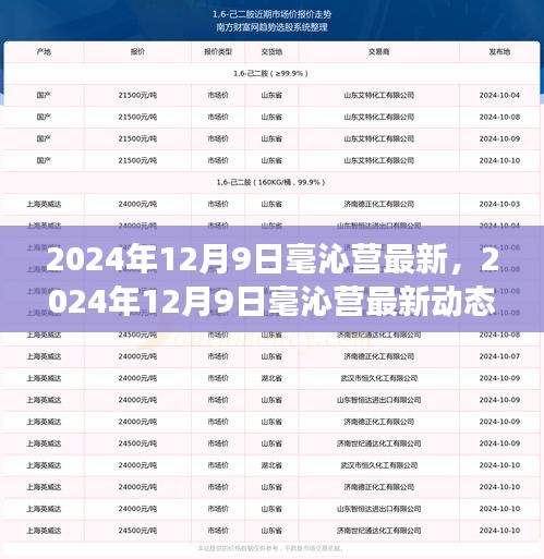 2024年12月9日毫沁營最新動態(tài)，探索未來，預(yù)見美好