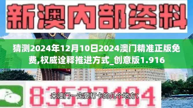 猜測(cè)2024年12月10日2024澳門精準(zhǔn)正版免費(fèi),權(quán)威詮釋推進(jìn)方式_創(chuàng)意版1.916