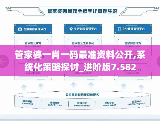 管家婆一肖一碼最準(zhǔn)資料公開,系統(tǒng)化策略探討_進(jìn)階版7.582
