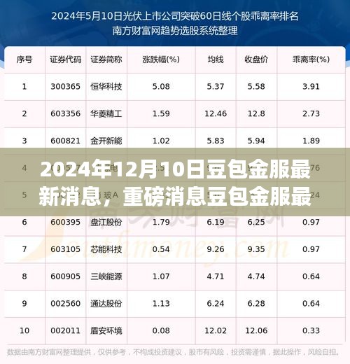 豆包金服最新動態(tài)揭秘，深度解讀與未來展望（2024年12月版）