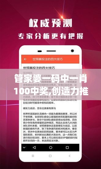 管家婆一碼中一肖100中獎(jiǎng),創(chuàng)造力推廣策略_終極版9.992