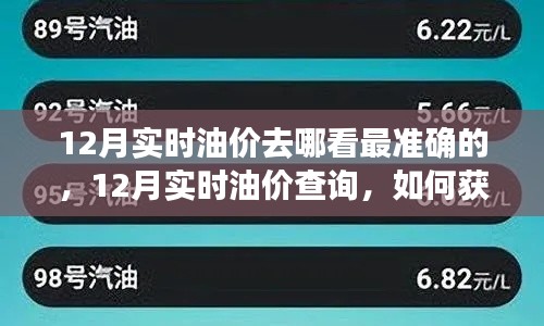 12月實時油價查詢攻略，獲取最準確油價信息的途徑
