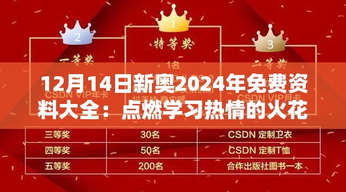 12月14日新奧2024年免費資料大全：點燃學習熱情的火花