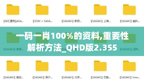 一碼一肖100%的資料,重要性解析方法_QHD版2.355