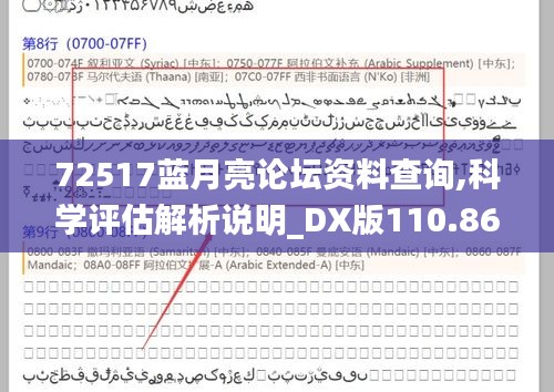 72517藍月亮論壇資料查詢,科學評估解析說明_DX版110.862