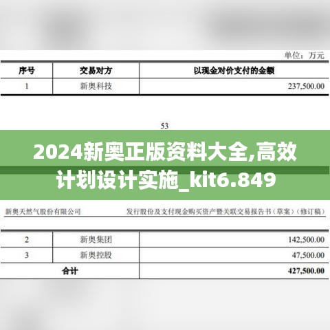 2024新奧正版資料大全,高效計(jì)劃設(shè)計(jì)實(shí)施_kit6.849