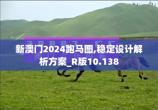 新澳門2024跑馬圖,穩(wěn)定設(shè)計(jì)解析方案_R版10.138