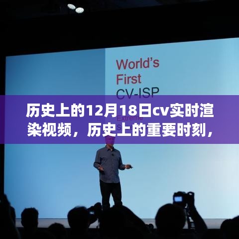 歷史上的十二月十八日，CV實時渲染技術革新之旅回顧