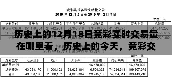 歷史上的今天競彩實時交易量揭秘，背后的溫情故事與交易數(shù)據(jù)觀察