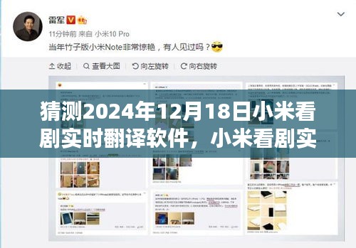 小米看劇實時翻譯軟件使用指南，2024年12月18日版本
