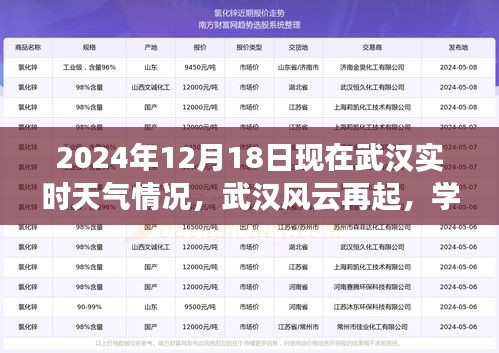 武漢風云再起，勵志時刻與實時天氣下的學習之光照亮未來之路