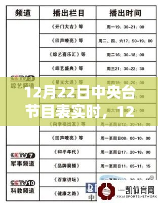 12月22日中央臺(tái)節(jié)目表實(shí)時(shí)解析，精彩節(jié)目安排一覽
