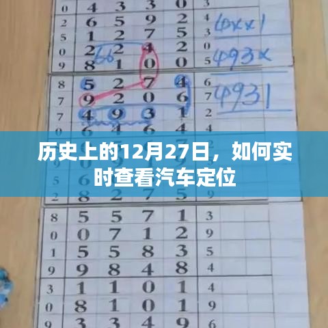 歷史上的12月27日，如何實(shí)時(shí)追蹤汽車(chē)定位？