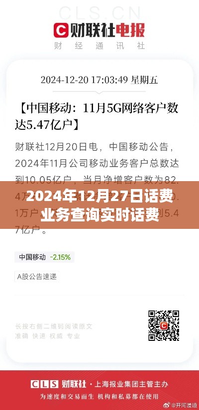 實時話費(fèi)查詢