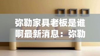 彌勒家具老板是誰啊最新消息：彌勒家裝公司 