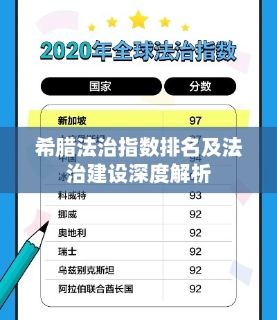 希臘法治指數(shù)排名及法治建設(shè)深度解析