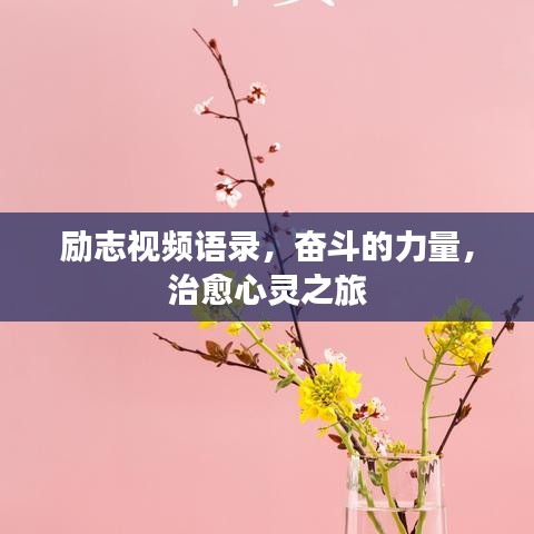 勵(lì)志視頻語錄，奮斗的力量，治愈心靈之旅