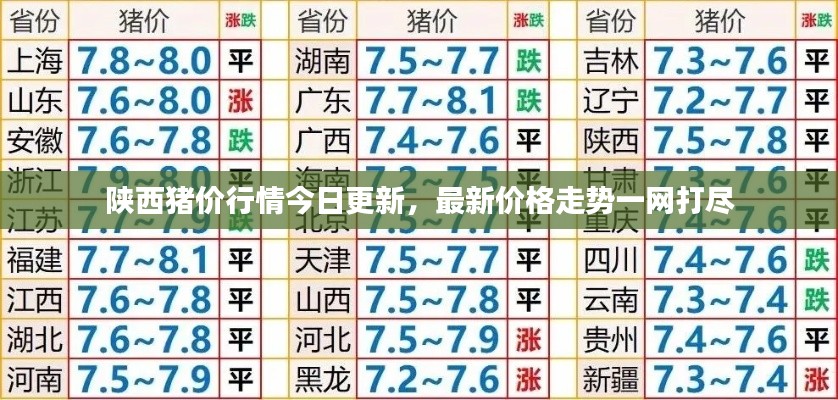 陜西豬價行情今日更新，最新價格走勢一網(wǎng)打盡