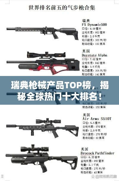 瑞典槍械產(chǎn)品TOP榜，揭秘全球熱門十大排名！