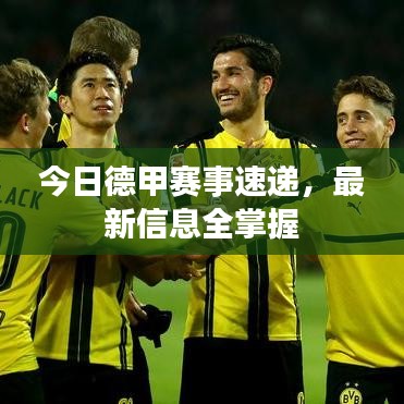 今日德甲賽事速遞，最新信息全掌握