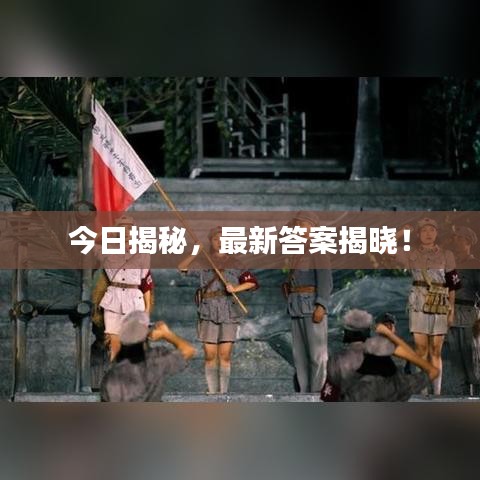今日揭秘，最新答案揭曉！