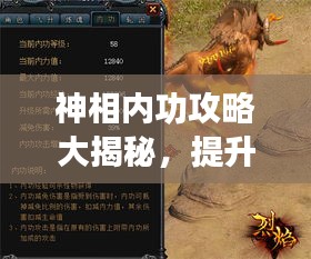 神相內功攻略大揭秘，提升內功修為，輕松進階！