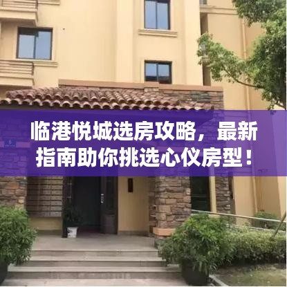 臨港悅城選房攻略，最新指南助你挑選心儀房型！