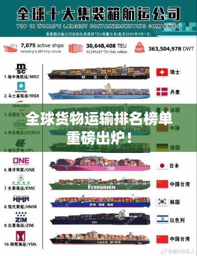 全球貨物運(yùn)輸排名榜單重磅出爐！