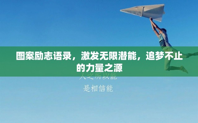 圖案勵志語錄，激發(fā)無限潛能，追夢不止的力量之源
