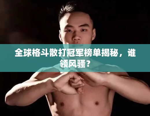 全球格斗散打冠軍榜單揭秘，誰領(lǐng)風(fēng)騷？