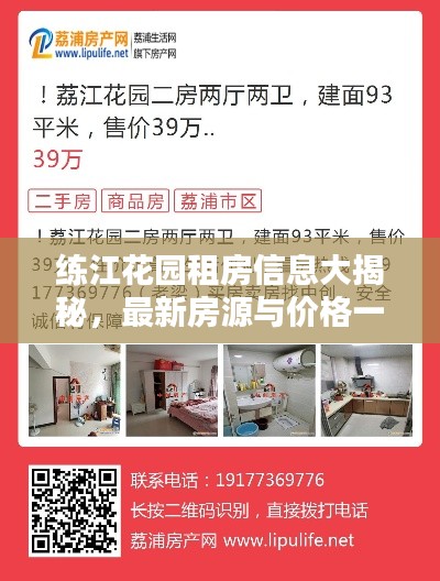練江花園租房信息大揭秘，最新房源與價格一覽