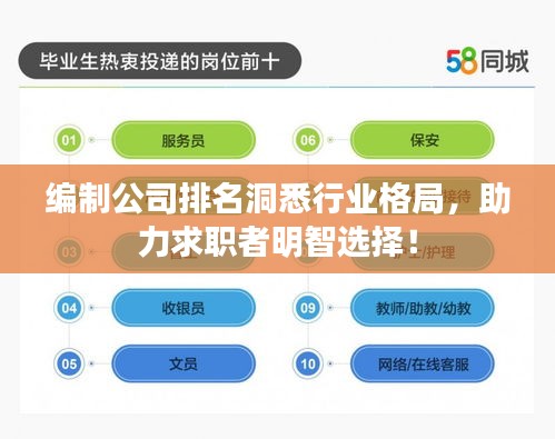 編制公司排名洞悉行業(yè)格局，助力求職者明智選擇！